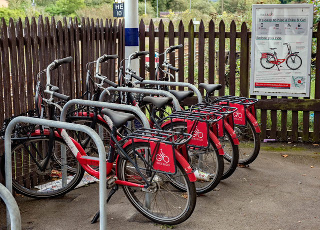Bike & Go - Hexham station - September 2018