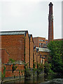 SK5905 : Industrial buildings by the Grand Union Canal in Leicester by Roger  D Kidd