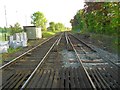 Egham: View from the Rusham level crossing