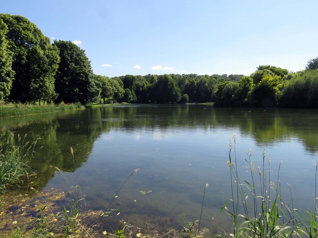 The lake in West Wycombe Park