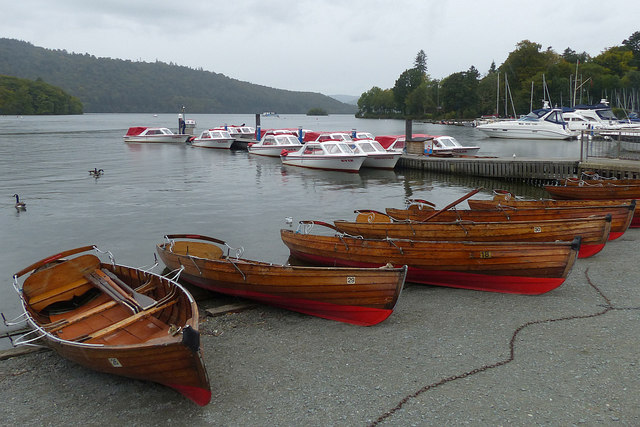 Boats for hire, Bowness-on-Windermere