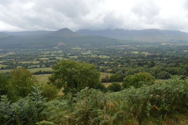 View of Glen of Aherlow from Christ the King Statue