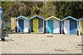 Beach huts, Swanpool Beach