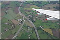 Junction 19 of the M6 from the air