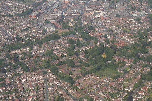 Grimsby Town Centre: aerial 2018 (1)