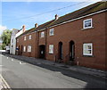 Row of brick houses, River Street, Pewsey