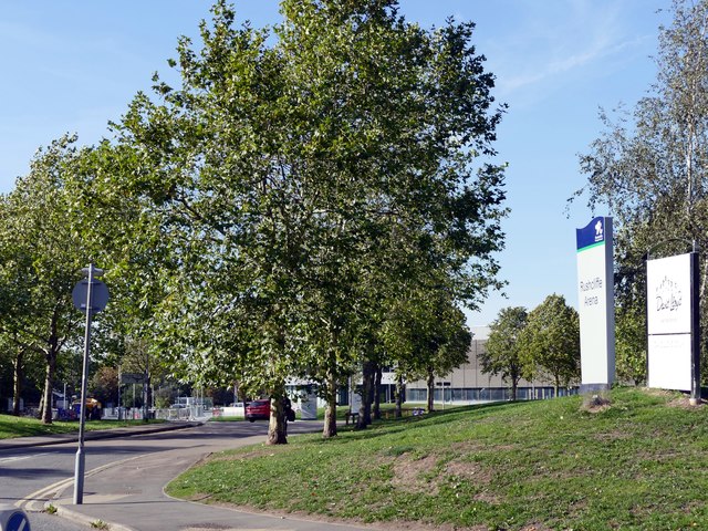 Entrance to Rushcliffe Arena