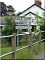 TL8628 : Earls Colne Village Name sign by Geographer