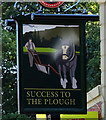 Sign for the Success to the Plough, Rochdale