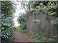 Dismantled  bridge  on  dismantled  railway  line