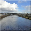 River Thurso looking northwards from A9 bridge