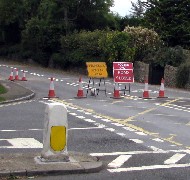 Road closed access only A429 Jaggery cc by sa 2.0