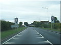 A614 at Holme upon Spalding Moor village boundary