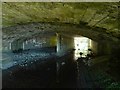 The Murroch Burn flowing under a bridge