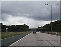 M62 westbound begins here as Newport Road crosses over