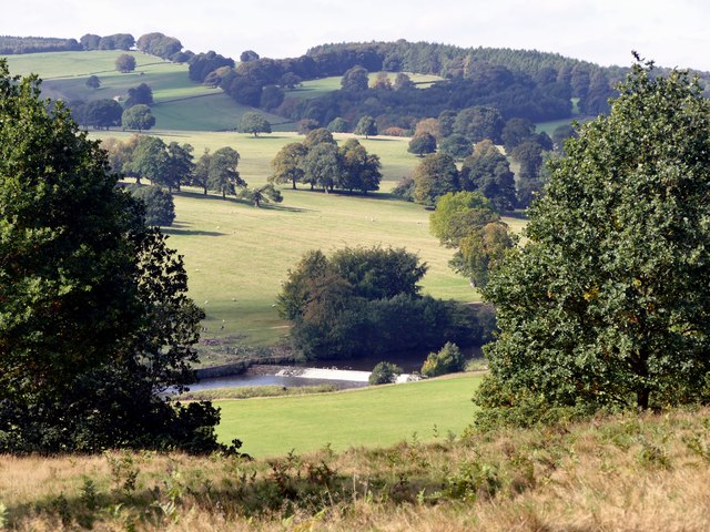 The River Derwent and Chatsworth parkland