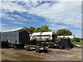 Old trucks at Mangapps Railway Museum