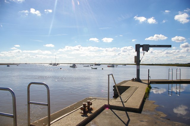 View downriver from Orford Quay