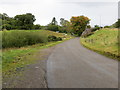 Road (B8056) approaching Shiedaig Lodge