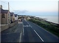 The cliff top Annalong Road on the north-eastern outskirts of Ballymartin