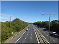 TQ1894 : View of the M1 from Edgwarebury Lane by Marathon