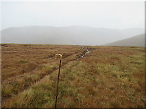 NH3790 : Argo track on heights near to Glun Liath in Alladale Forest  by ian shiell
