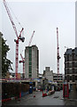TQ2881 : Construction, Tenterden Street by Stephen Richards