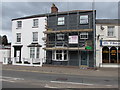 Scaffolding on Trelough House, 13 Brecon Road, Abergavenny