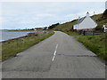 Road beside Loch Ewe entering Ormiscaig