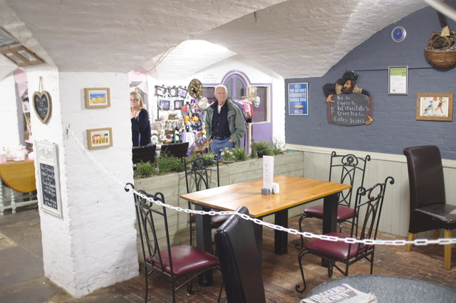 The cafe in the Vaults