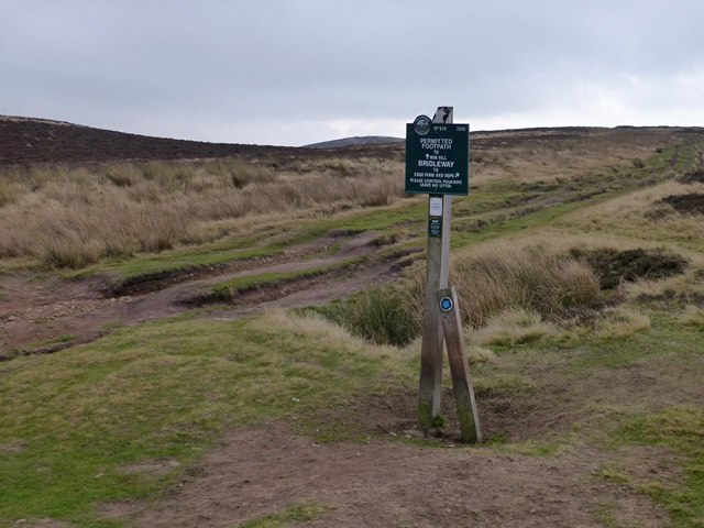 Peak & Northern Footpaths Society sign #519