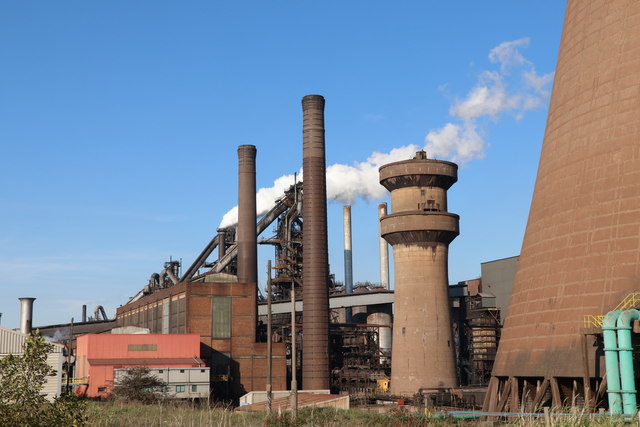 Appleby Frodingham Steelworks - blast... © Chris Allen cc-by-sa/2.0 ...