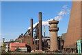 SE9110 : Appleby Frodingham Steelworks - blast furnaces by Chris Allen