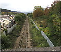 Rhondda Line from Ton Pentre towards Treorchy