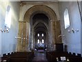 SK8881 : The nave and crossing of St Mary's Church, Stow by Marathon