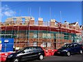 Scaffolding on a Bristol corner