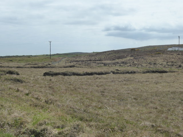 Old peat workings at Tynacoille, Islay
