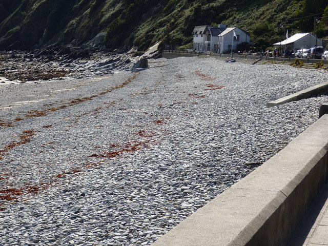 Laxey:  Beach looking south
