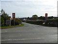 View down Longden Common Lane