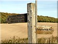 Yorkshire Wolds Way signpost detail