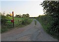 Clawson Hill Farm driveway