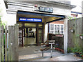 Brent Cross tube station - entrance off Heathfield Gardens