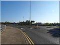 Roundabout on the A6104, Hollinwood