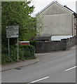 Directions sign, High Street, Pengam