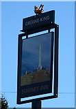 SD9109 : Sign for the Summit Inn, Royton by JThomas