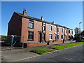 Terraced housing on Shaw Road