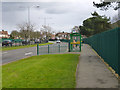 Bus stops on Kenilworth Gardens