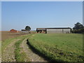 Approaching West Marton Farm