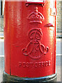 Edward VII postbox, Raleigh Road / Willoughby Road, N8 - royal cipher