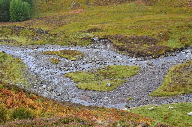 Braided course of the Markie Burn
